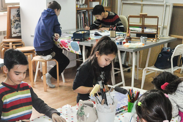 Мастерская живописи и творчества для детей в Алматы.